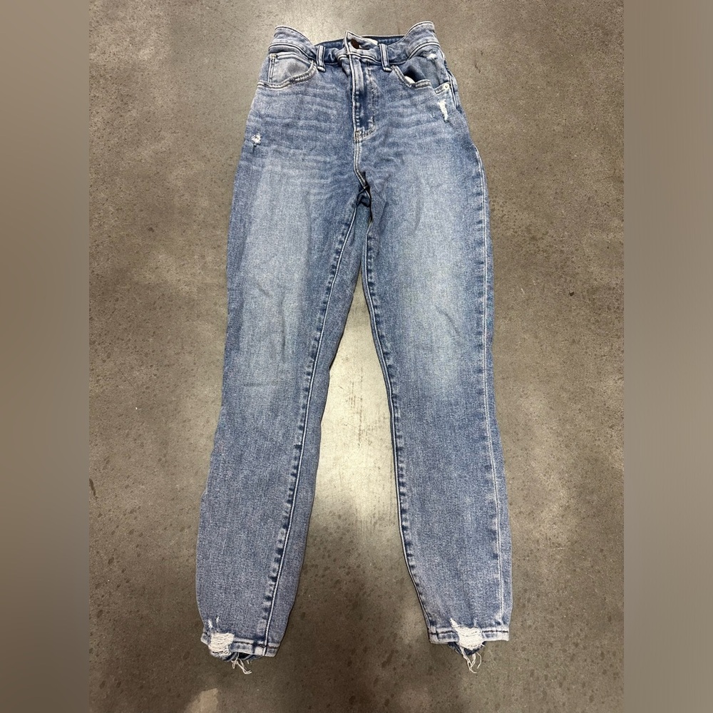 Abercrombie The Super Skinny Ankle High-rise skinny jeans